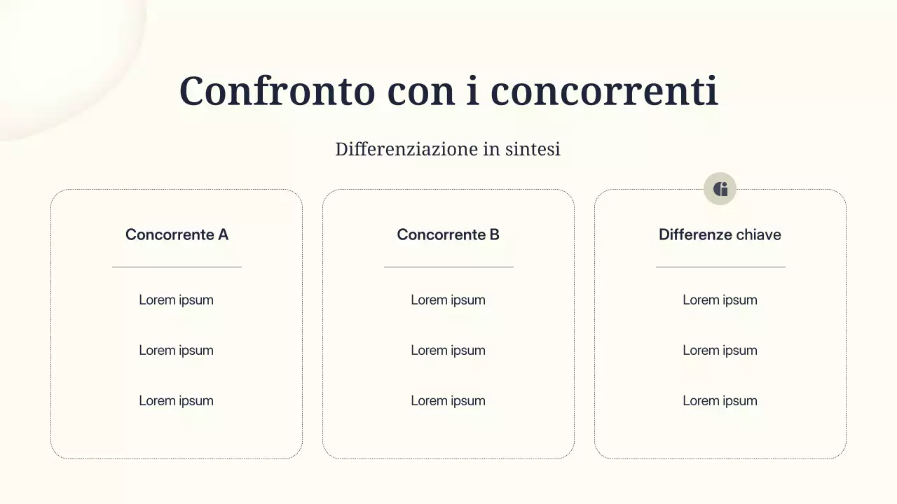 presentazione di marketing minimale beige