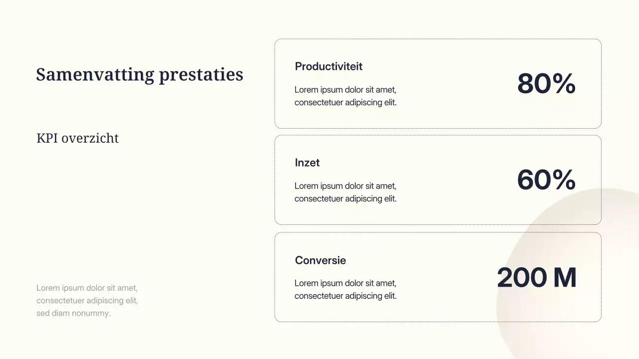 beige minimale marketingpresentatie