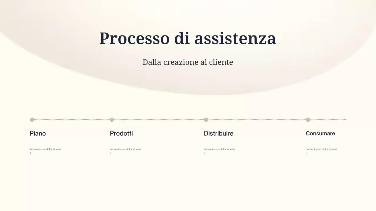 presentazione di marketing minimale beige