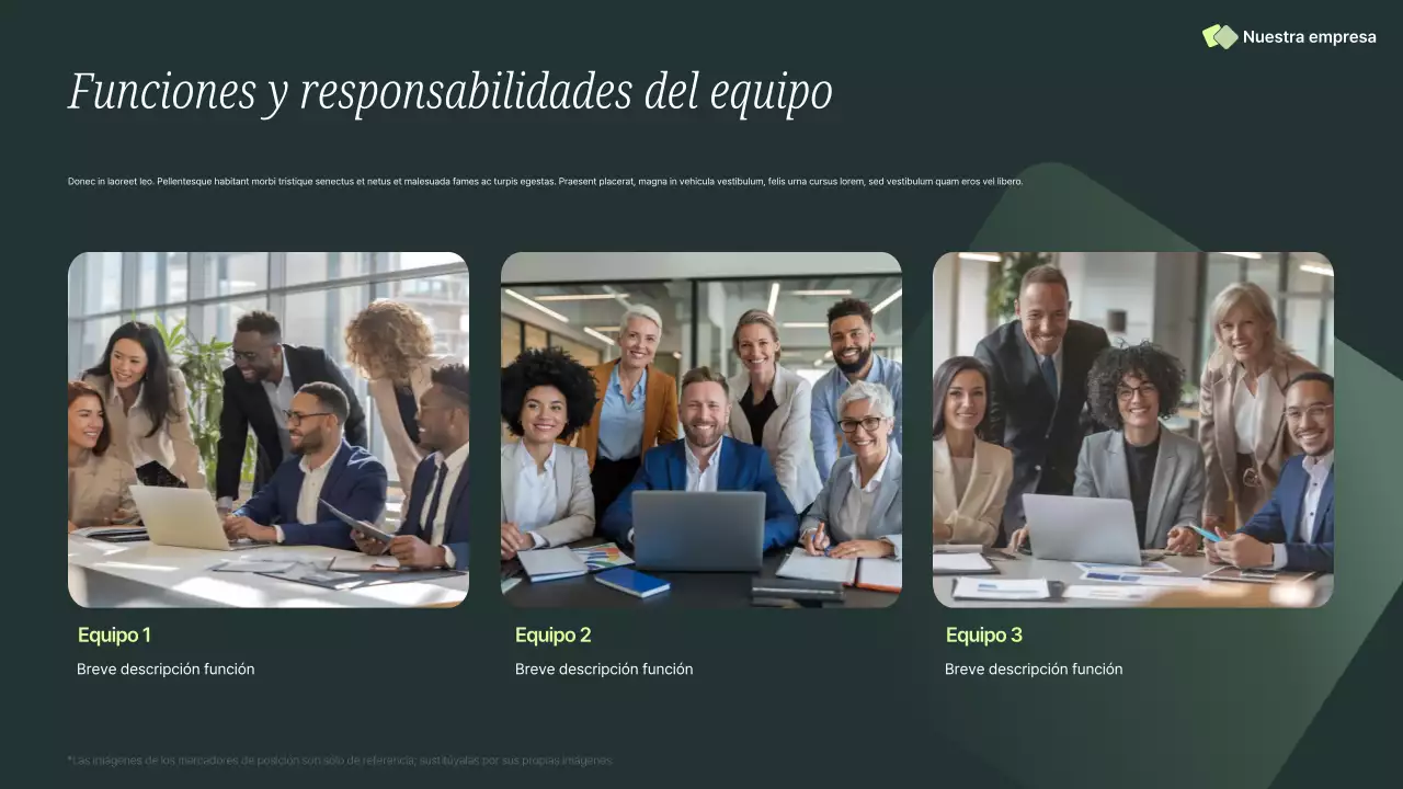 Presentación de ventas para profesionales ecológicos