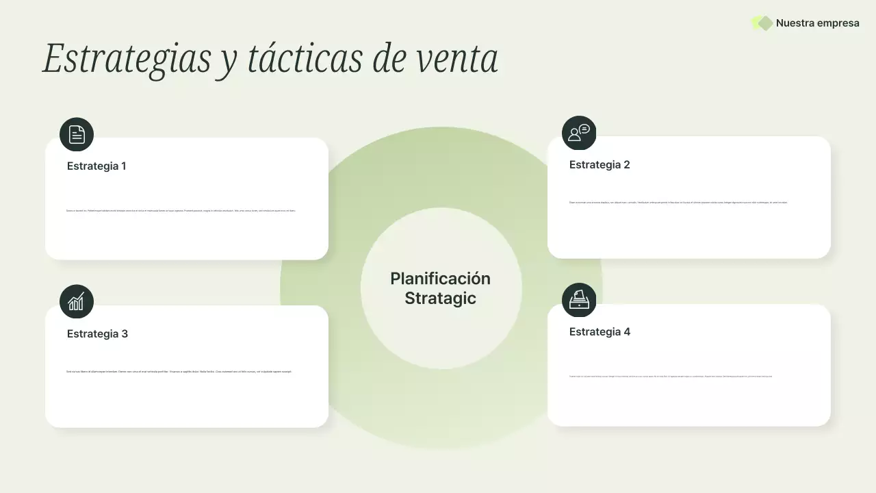 Presentación de ventas para profesionales ecológicos