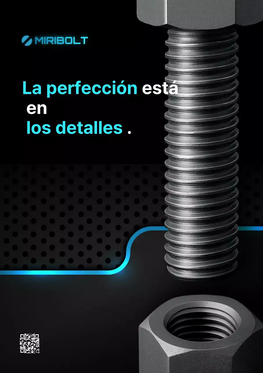 Publicidad industrial moderna en negro