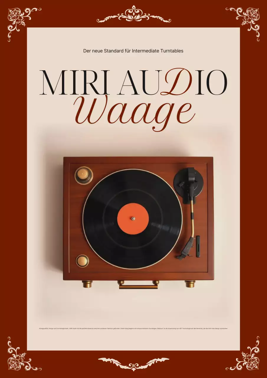 Brown Vintage Audiowerbung