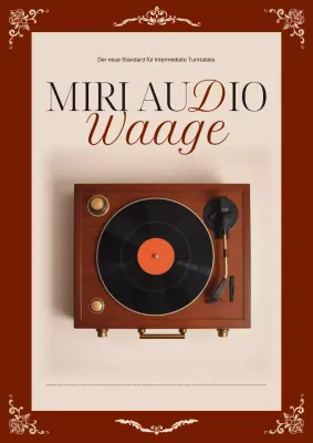 Brown Vintage Audiowerbung