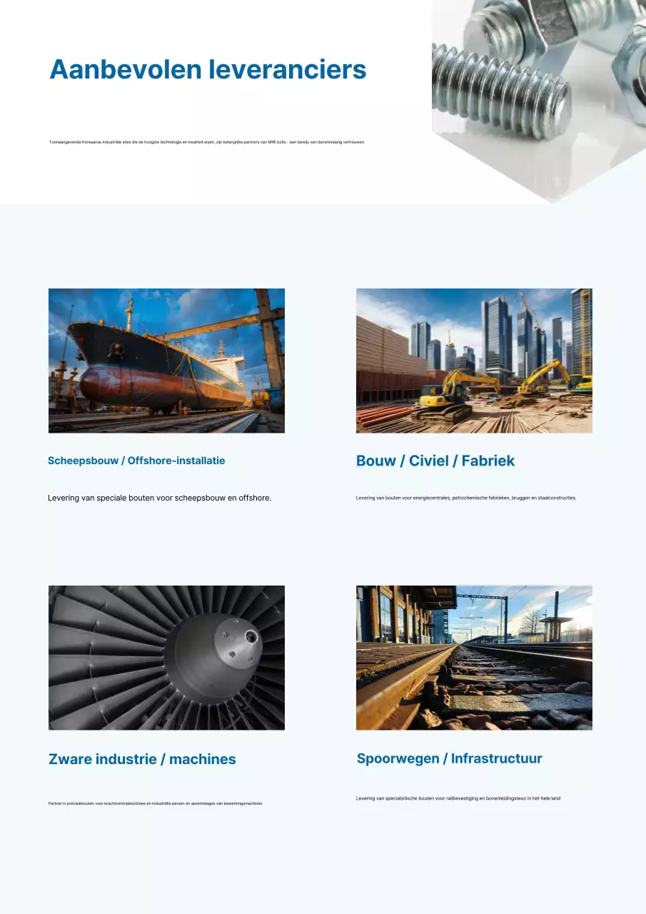 Introductie van Sky Blue Clean Industrial Products