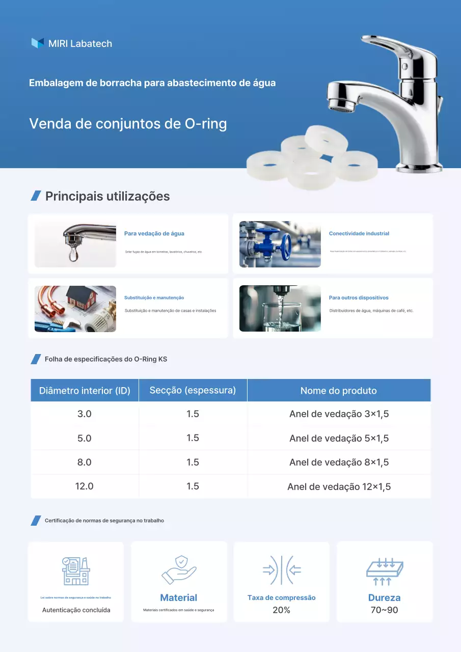 Promoção de produto industrial simples em azul