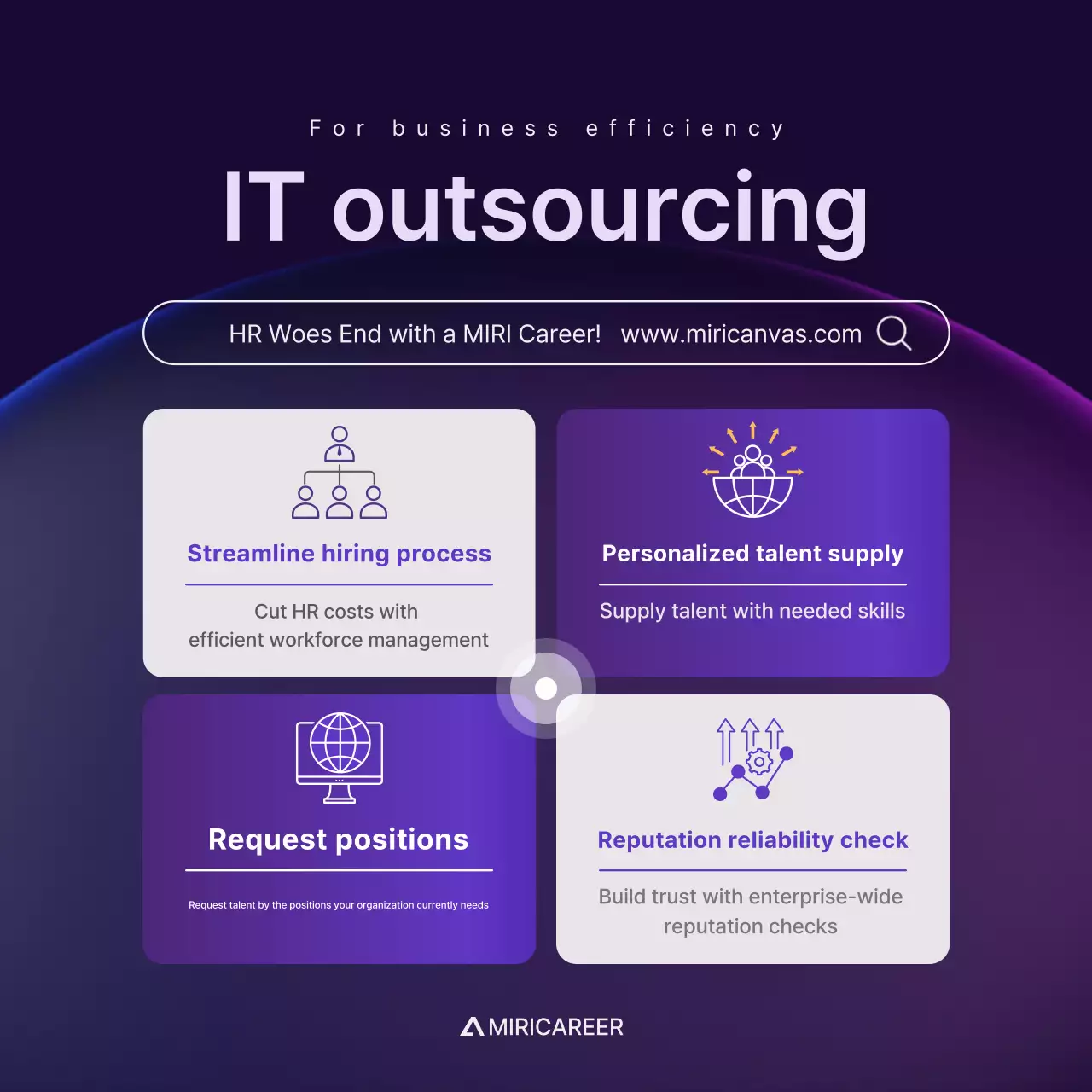 Promoção de terceirização de TI moderna da Bora