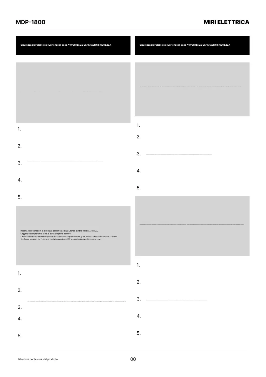 Manuale semplice del trapano elettrico grigio