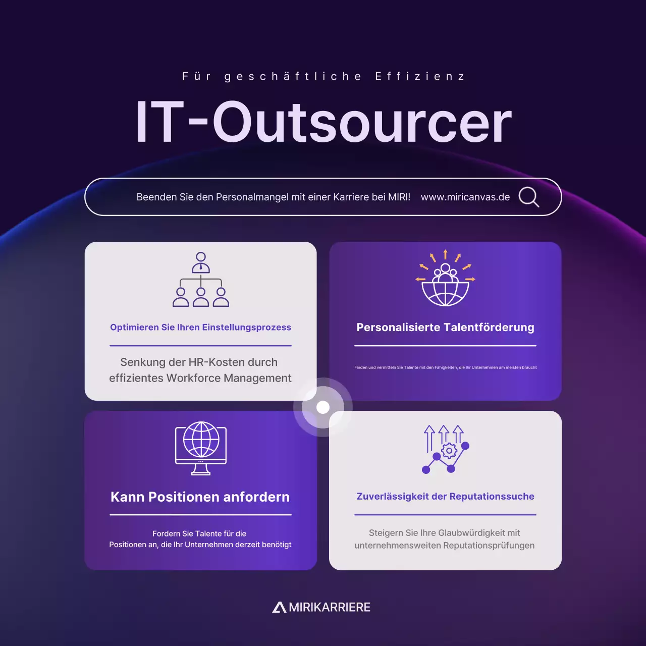 Bora Modern IT Outsourcing Promotion