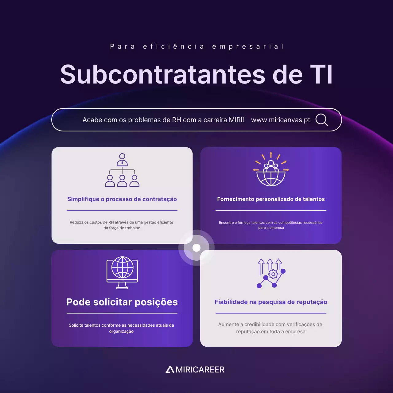 Promoção de terceirização de TI moderna da Bora