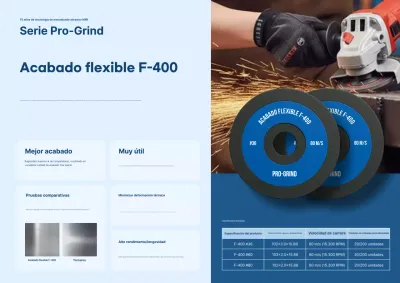 Promoción del producto Pulidor moderno azul