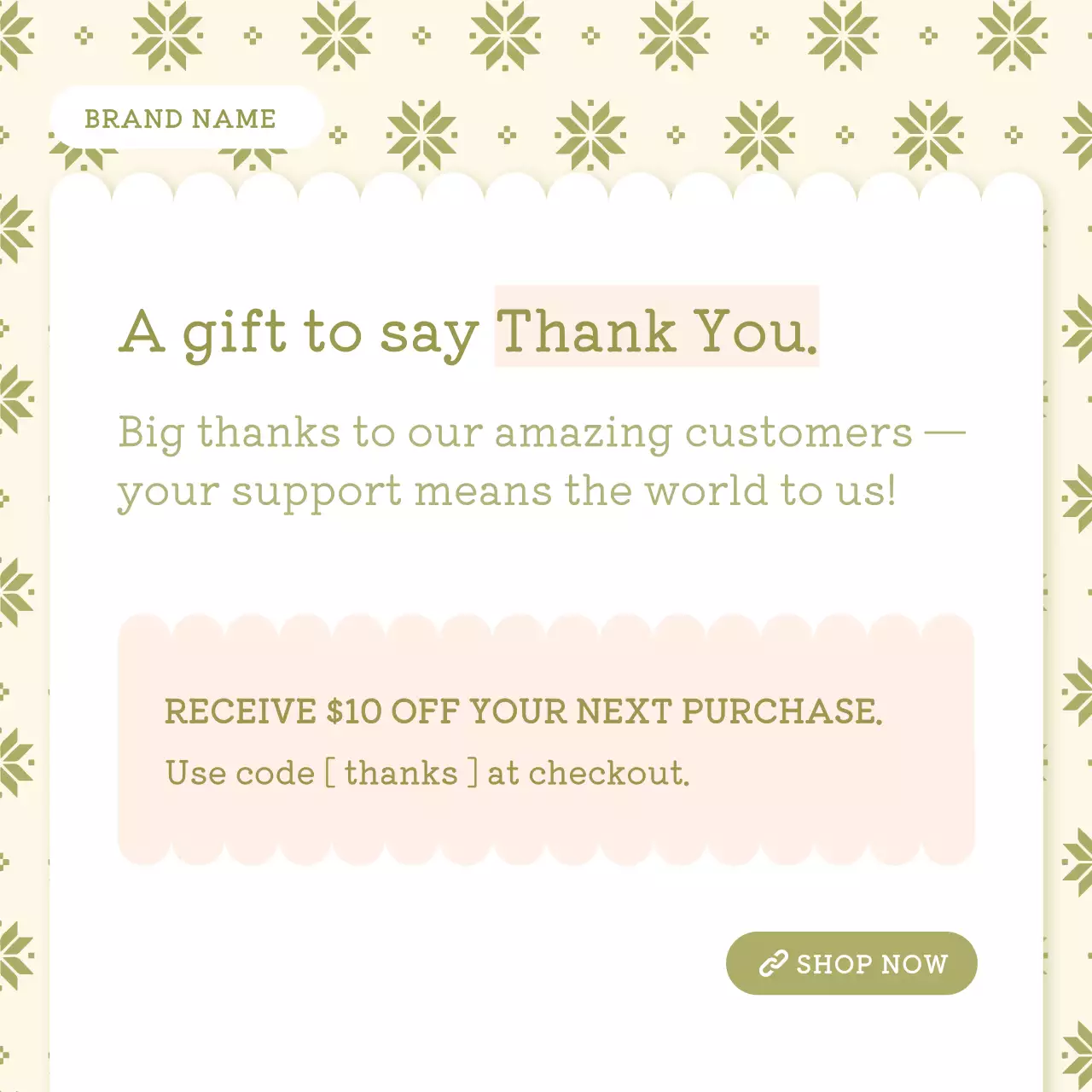 Lovely Pastel Winter Holiday Promotion for Social Media