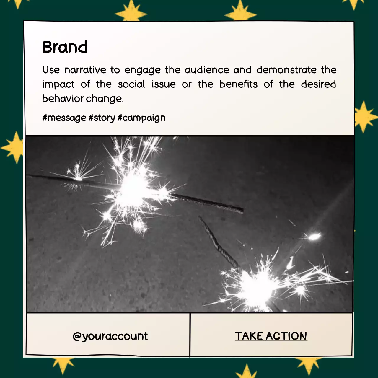 Black Modern Social Campaign Promotion Social Media Post