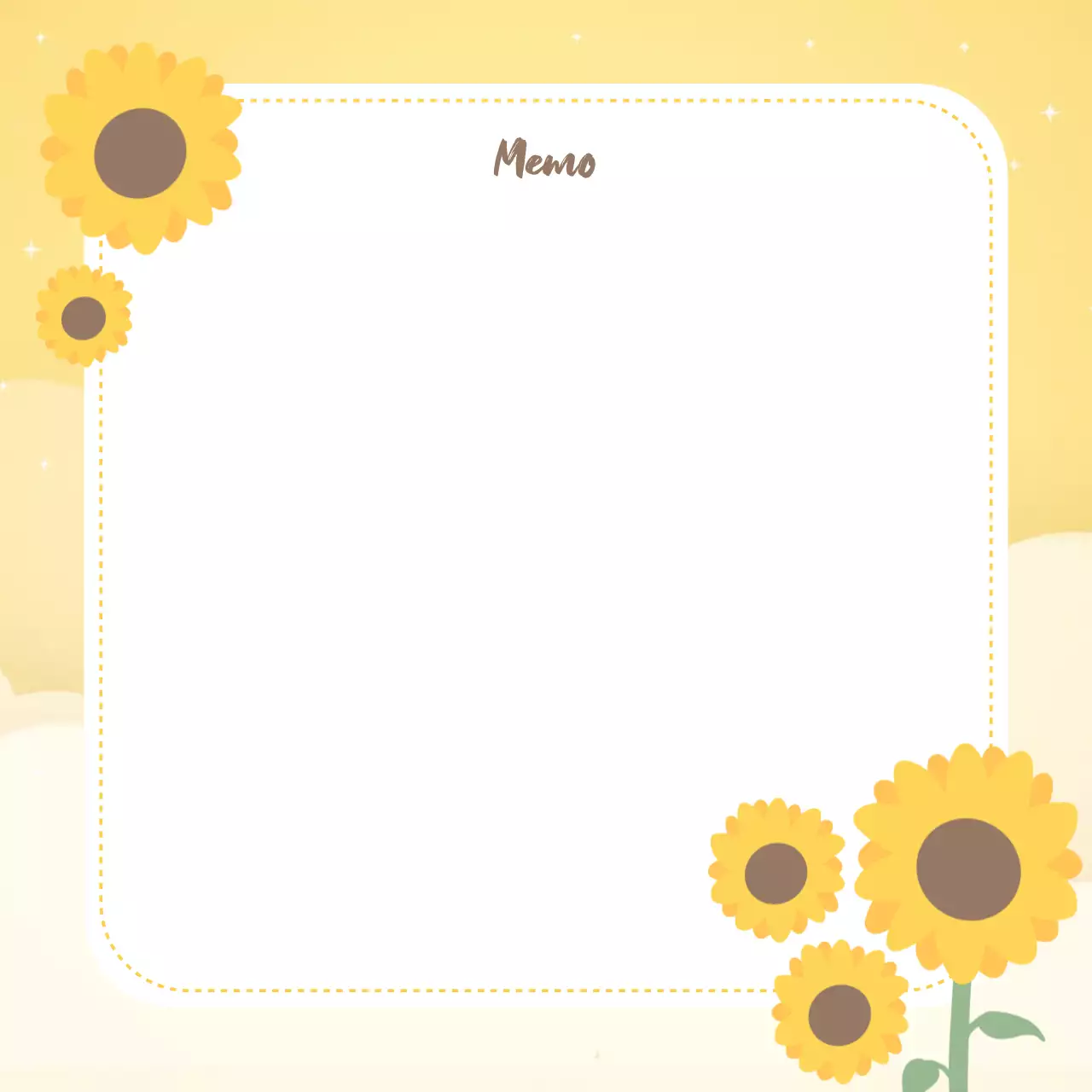 Perencana Catatan Bunga Kuning