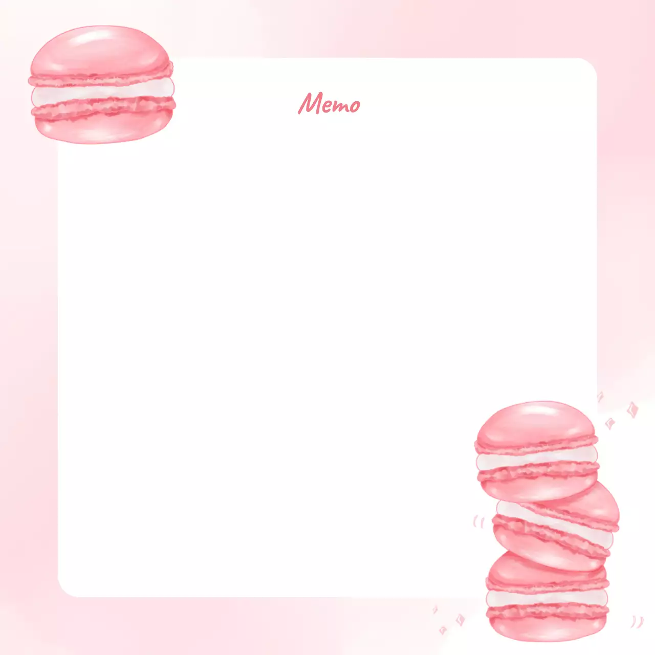 Perencana Catatan Minimalis Merah Muda