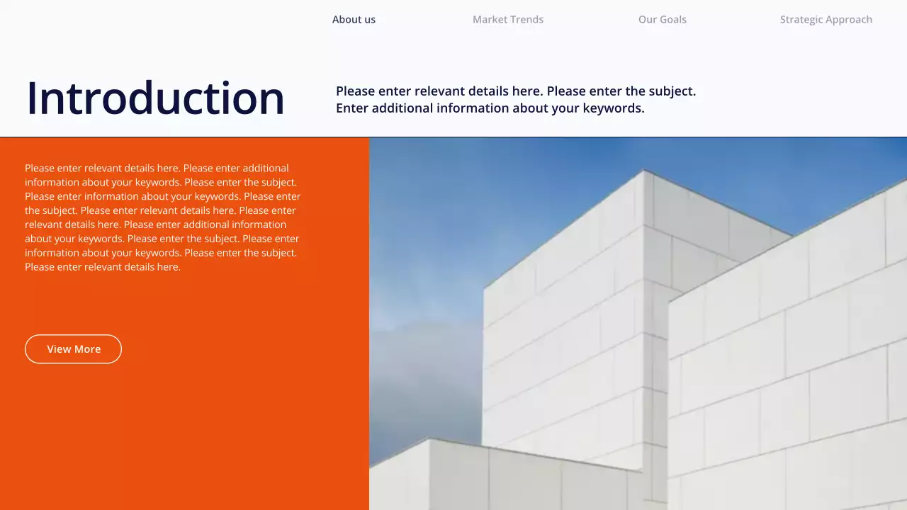 White Simple Content Presentation