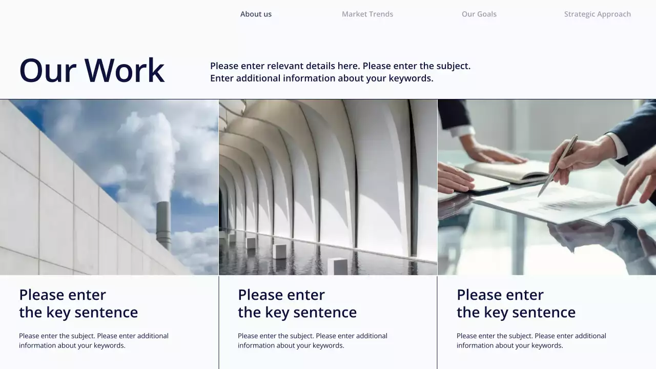 White Simple Content Presentation