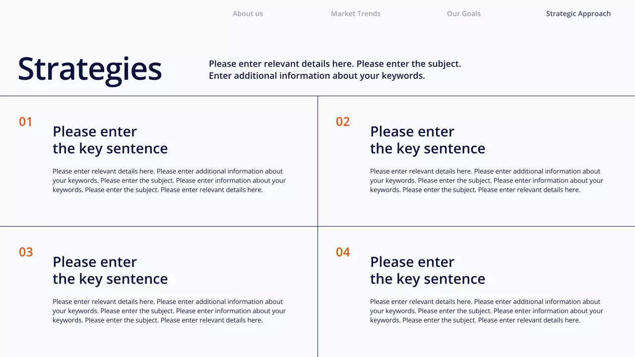 White Simple Content Presentation