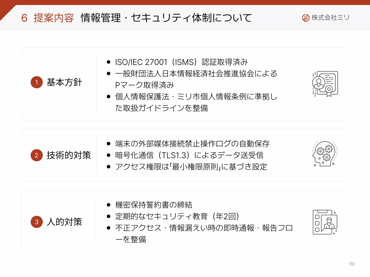 白黒 シンプル ビジネス 提案書 プレゼンテーション