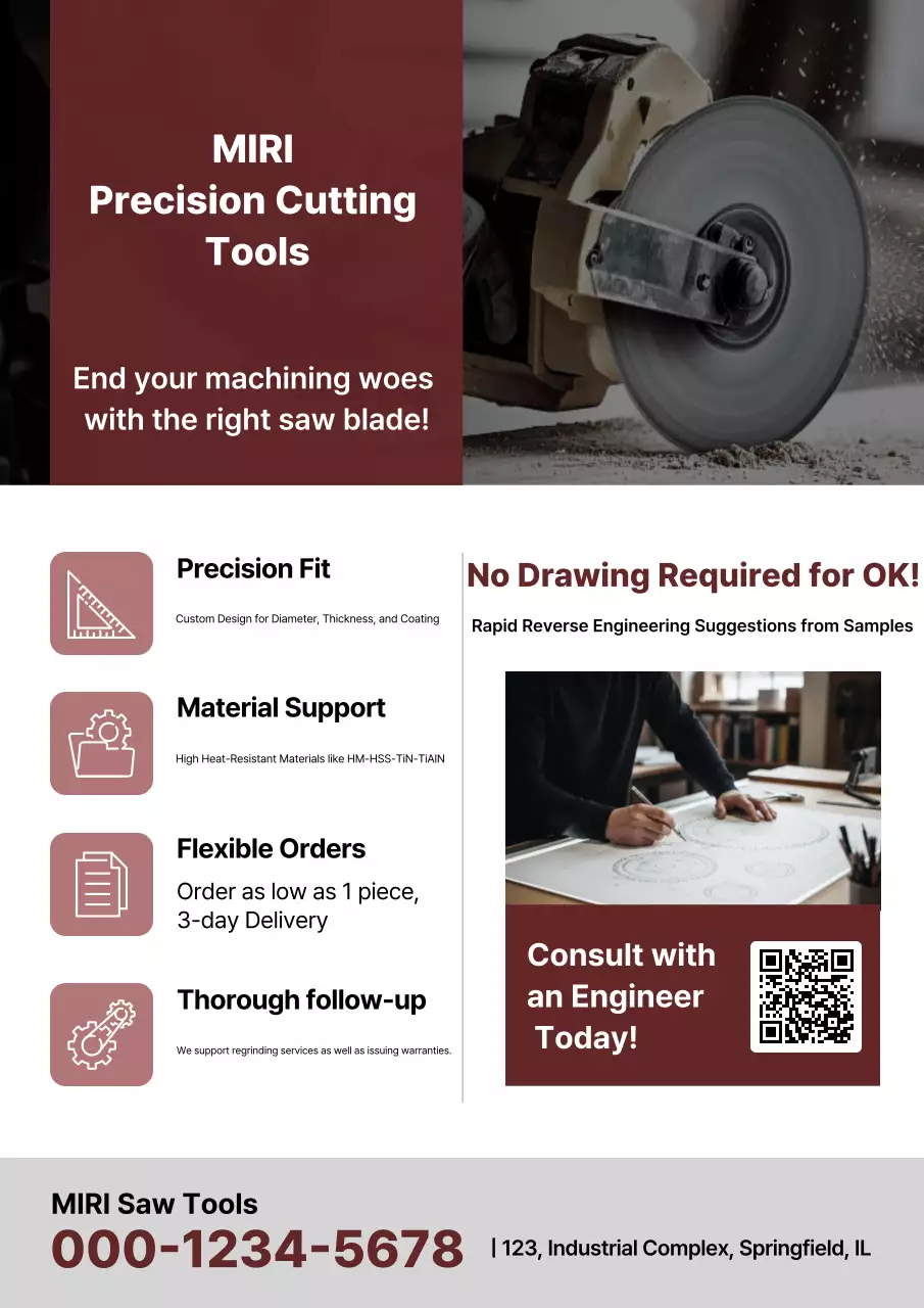 Quảng cáo của nhà sản xuất Red Modern