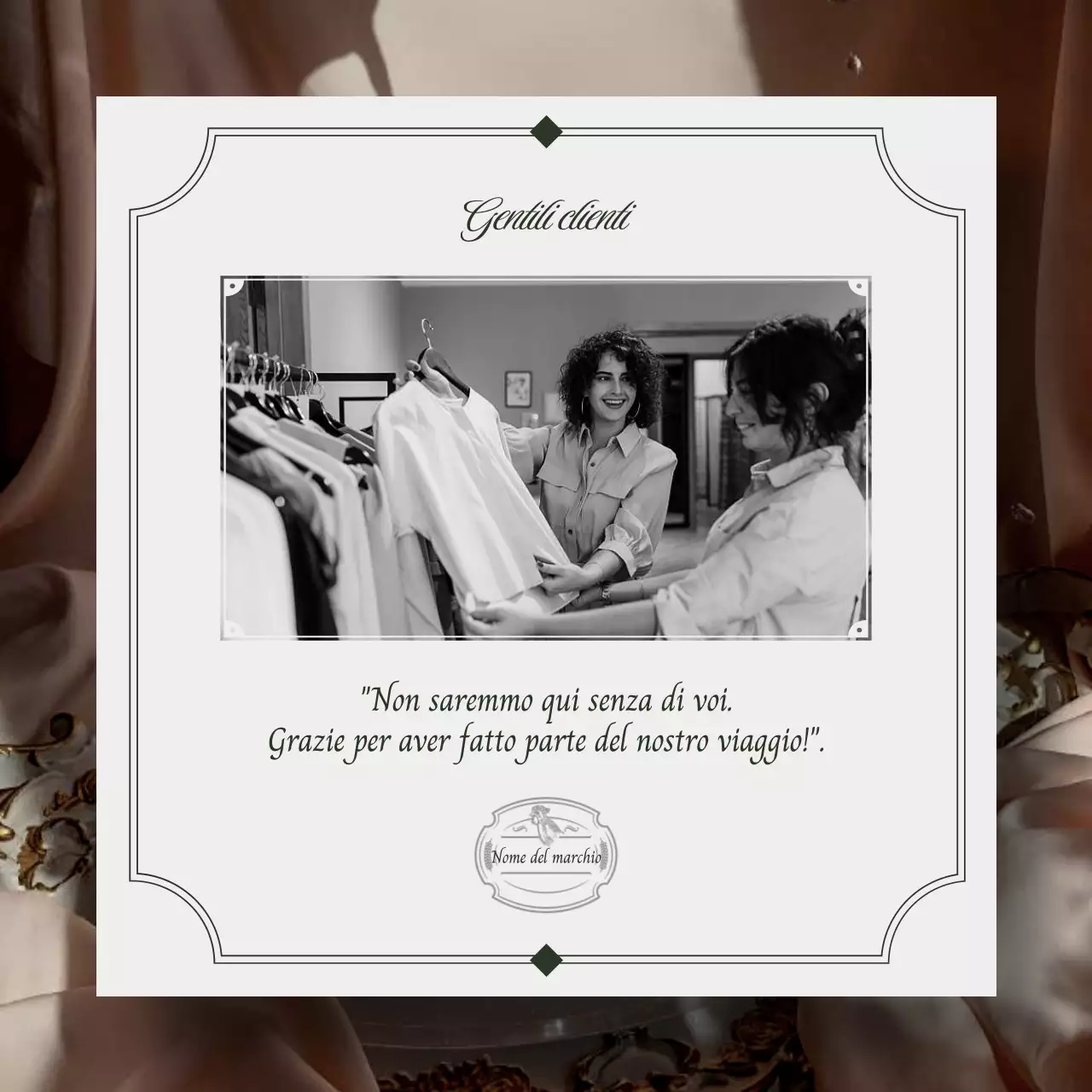 Quadrato dei social media con auguri di Capodanno minimalista grigio e verde