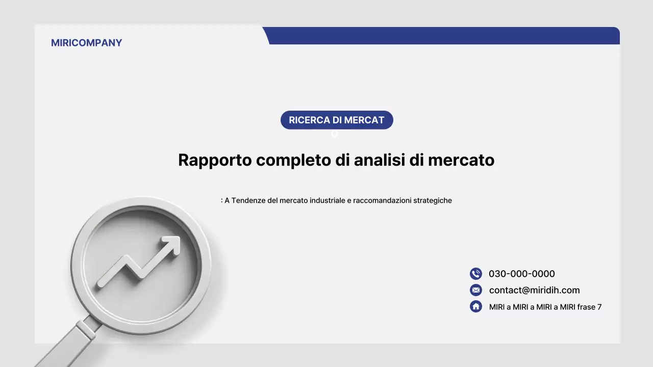 Rapporto di analisi di mercato Gray Neat