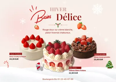 Promotion du gâteau rose pour bébé