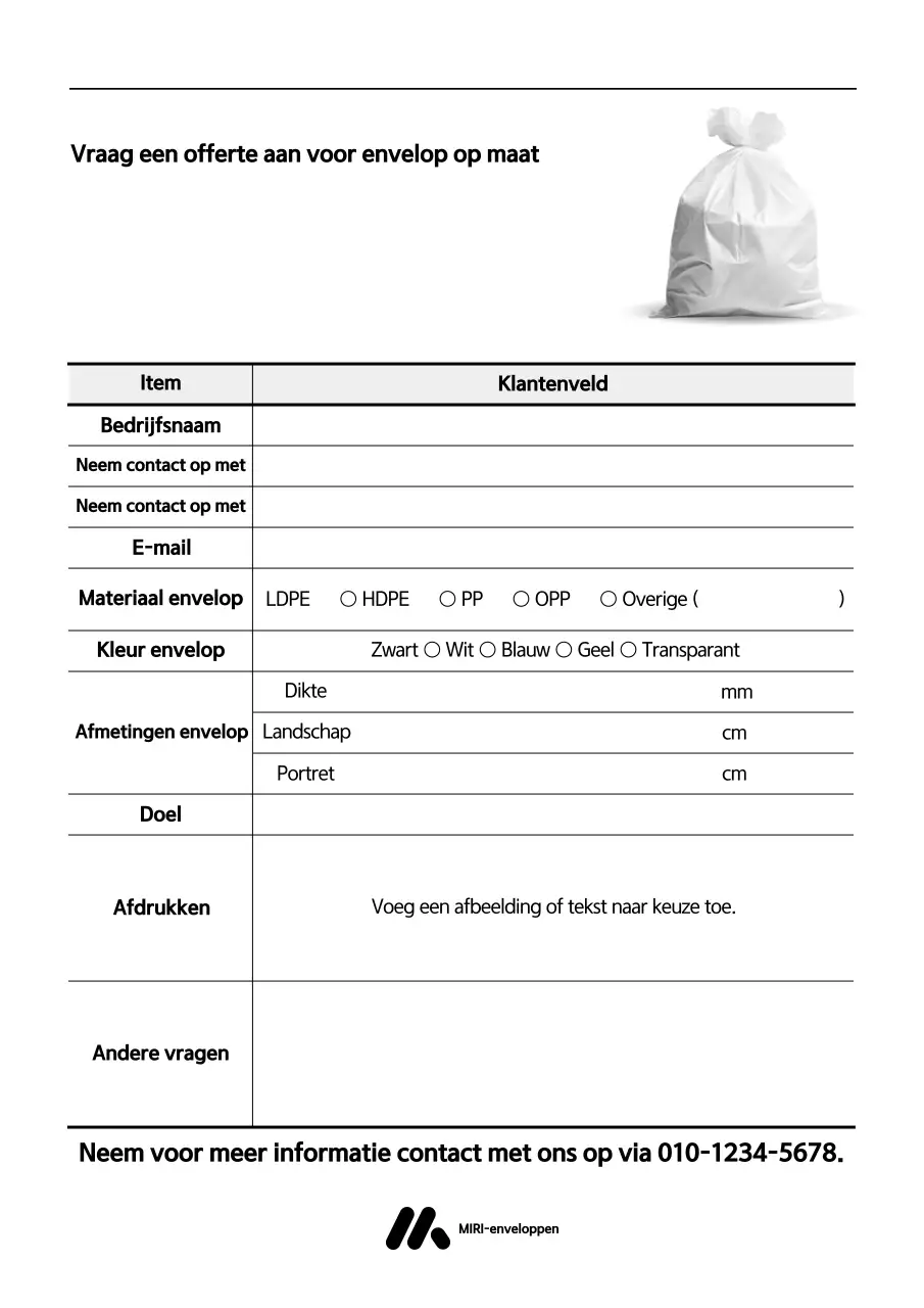 Aanvraag voor een op maat gemaakt wit, strak design