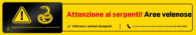 Istruzioni di sicurezza semplici per i pericoli gialli