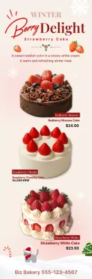 Promoção de Bolo Rosa para Bebê