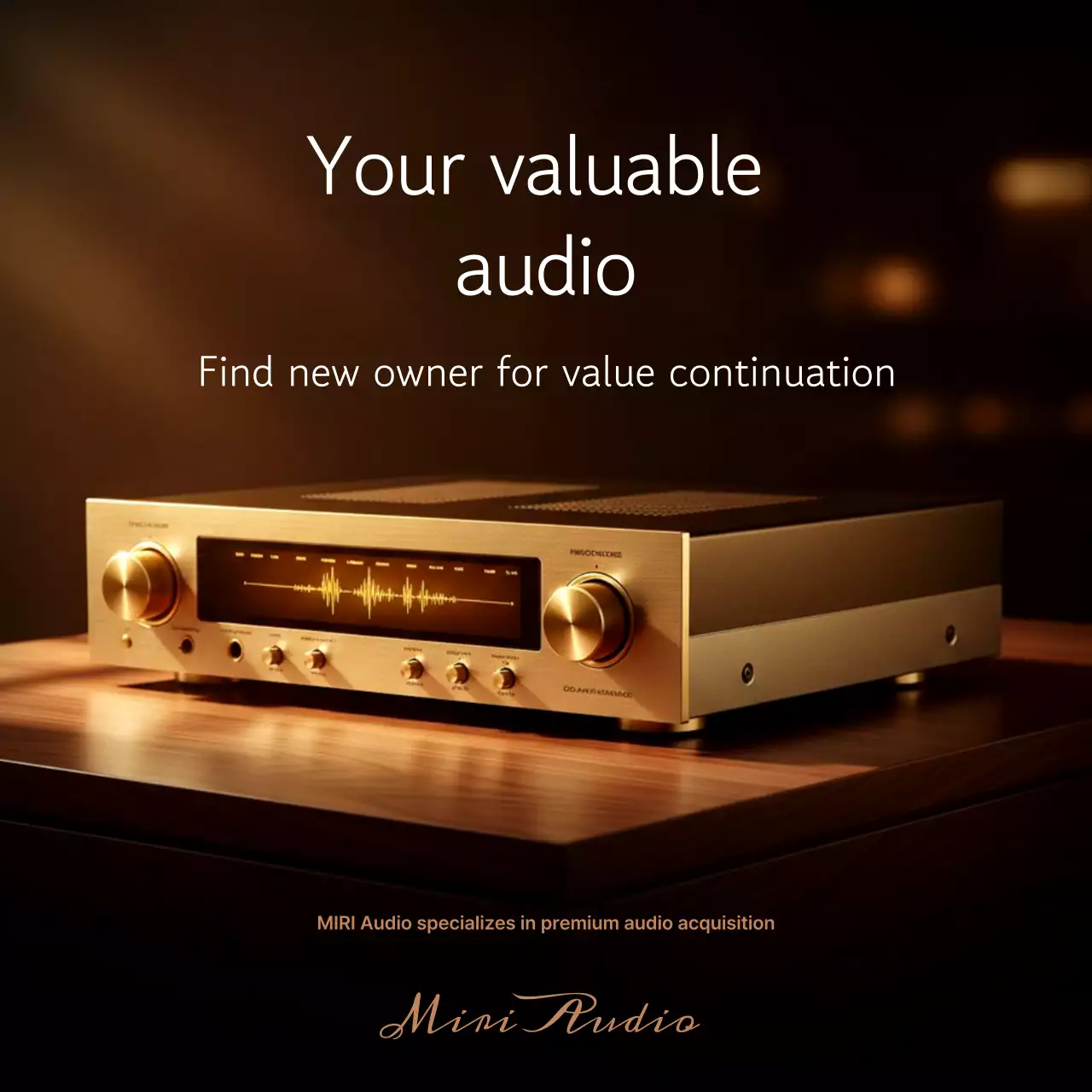 Iklan Audio Vintage Emas