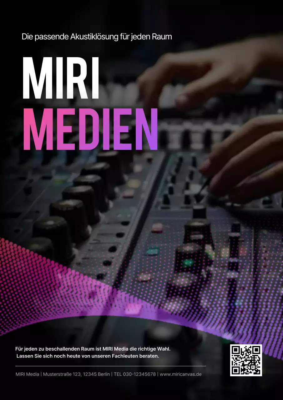 Werbung für Black Modern Sound