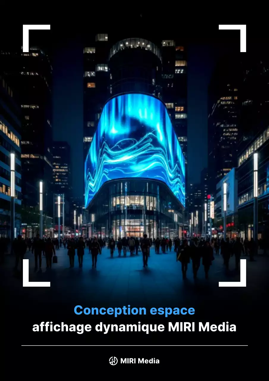 Promotion publicitaire numérique moderne bleue