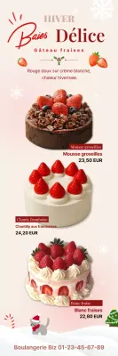 Promotion du gâteau rose pour bébé