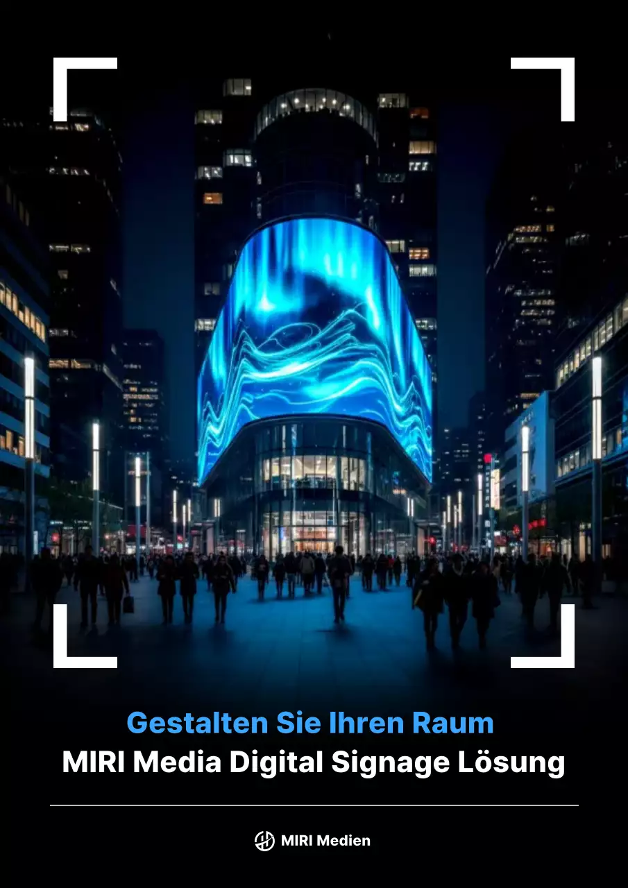 Blue Modern Digital Advertising Promotion