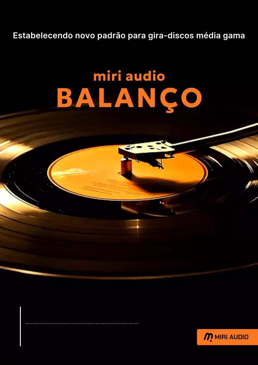 Anúncio da Orange Modern Audio