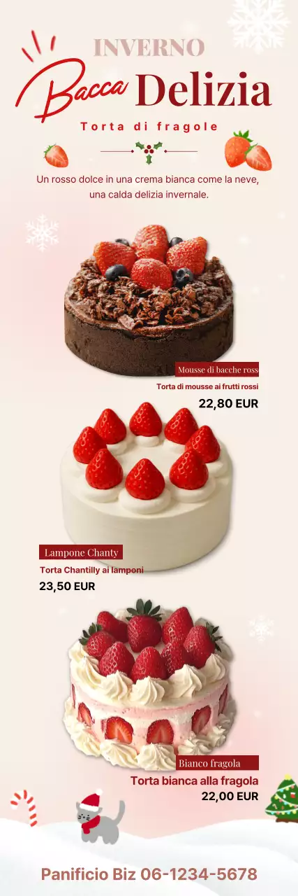 Promozione torta rosa per bambini