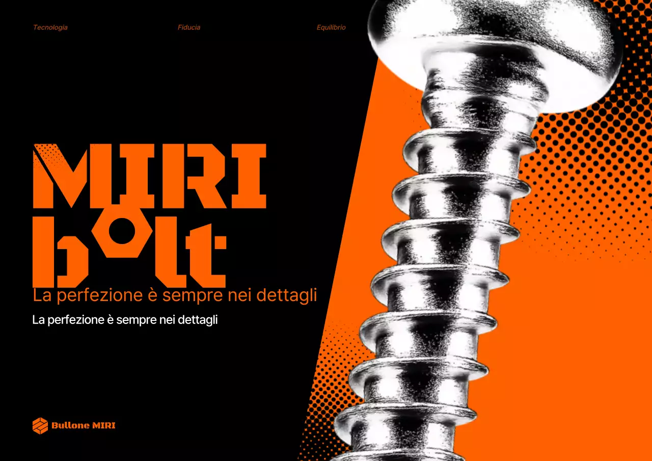 Pubblicità Bolt con grafica semplice e intensa