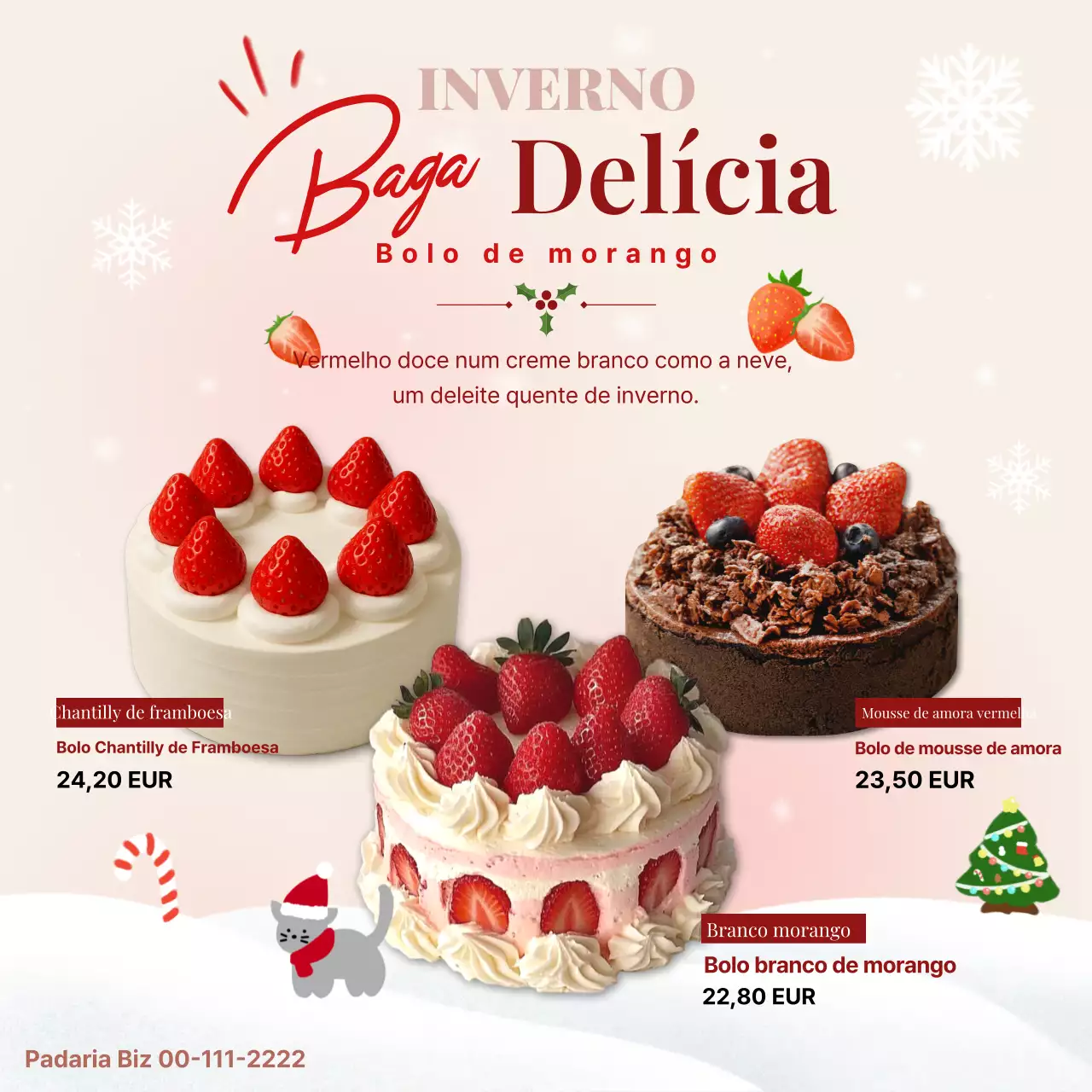 Promoção de Bolo Rosa para Bebê