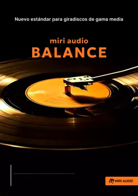 Anuncio de Orange Modern Audio