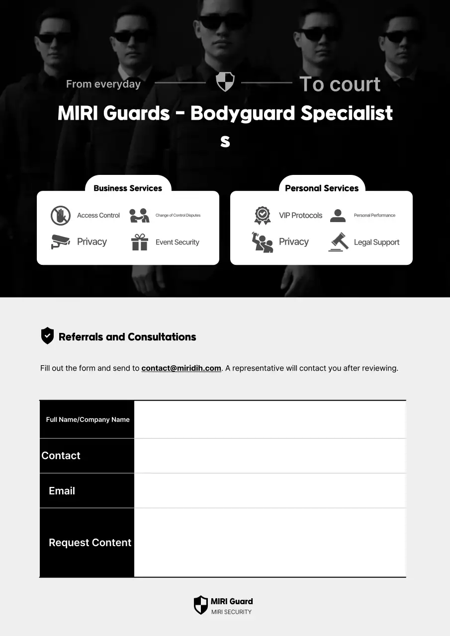 Khuyến mãi dịch vụ bảo mật đơn giản màu đen