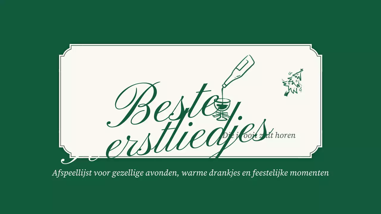 Groene Klassieke Kerstafspeellijst YouTube-miniatuur