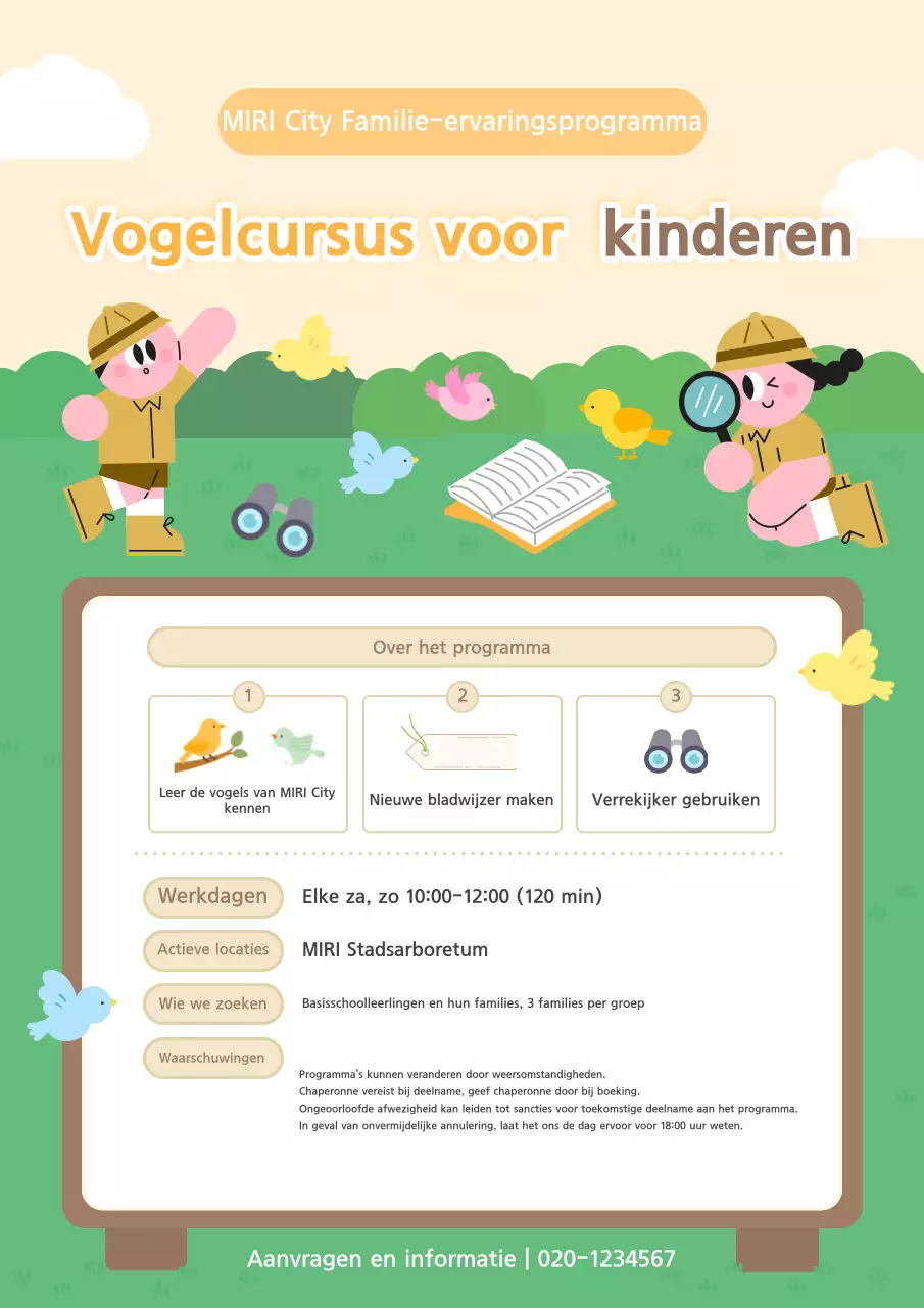 Beige Baby Kids Programmagids