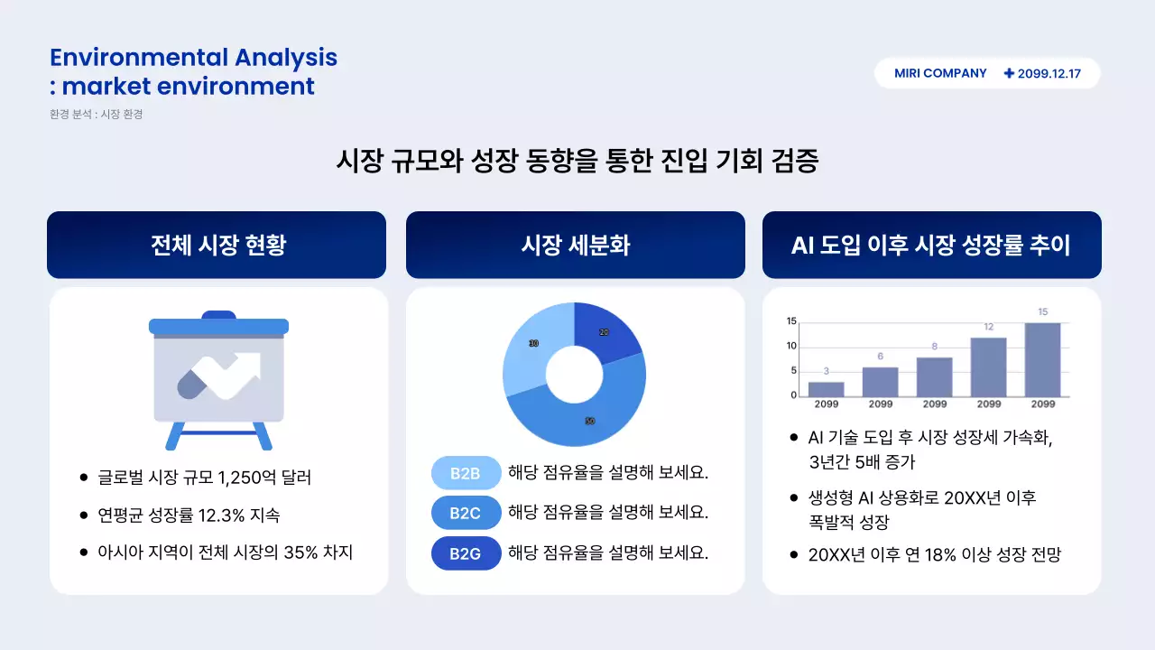 파랑 모던 보고서 설명
