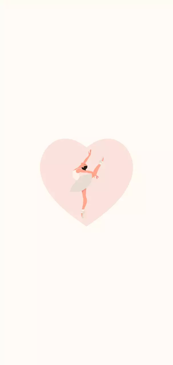 연보라 미니멀 발레리나 포토프레임