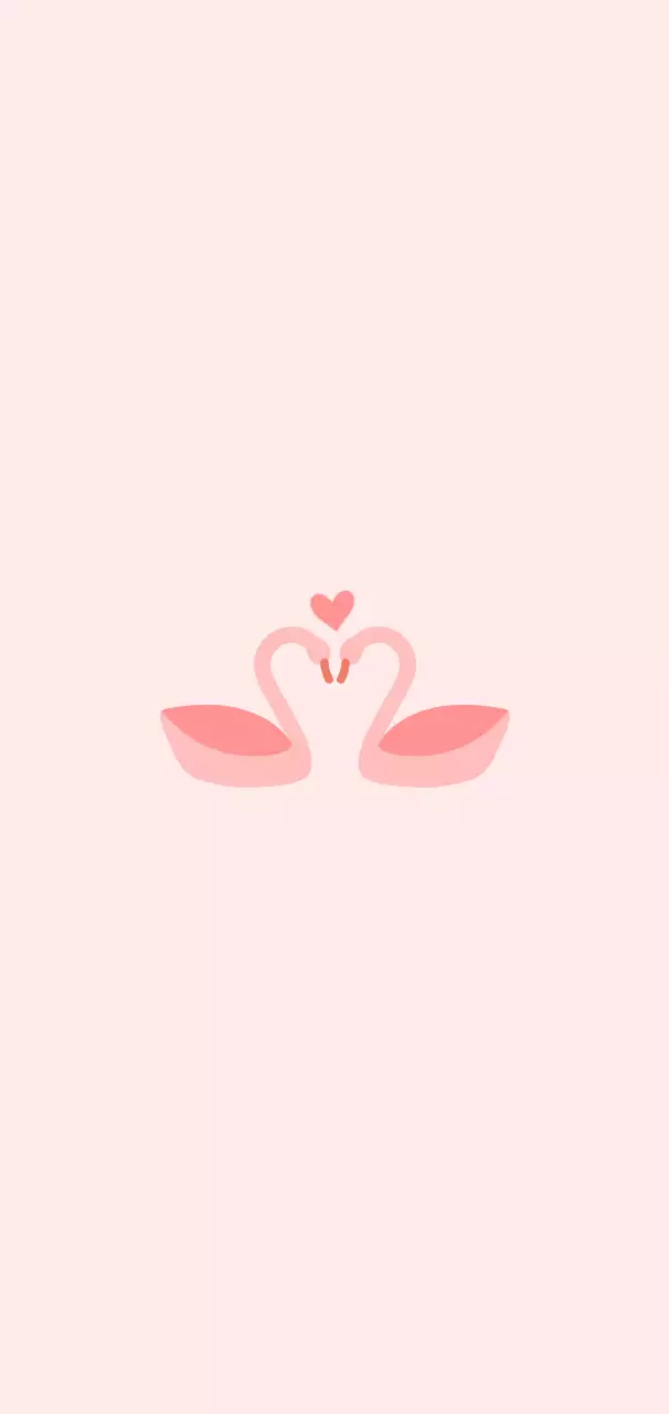 핑크 미니멀 사랑 엽서