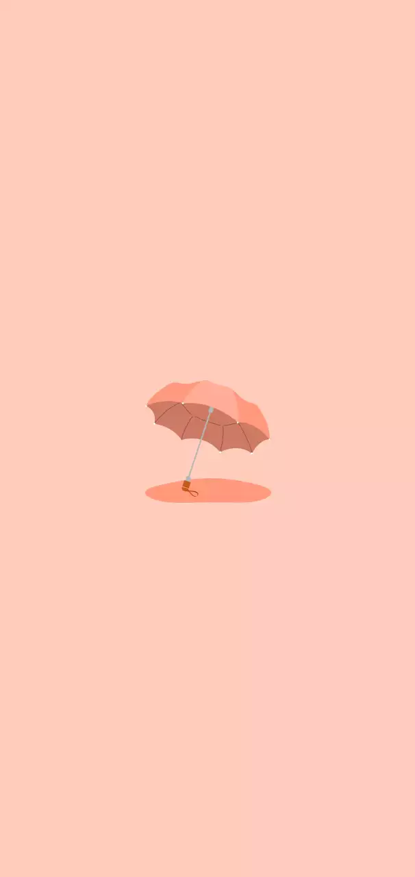 핑크 미니멀 우산 굿즈