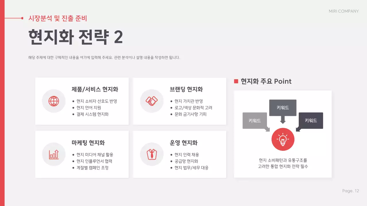 빨강 모던 비즈니스 전략 제안서