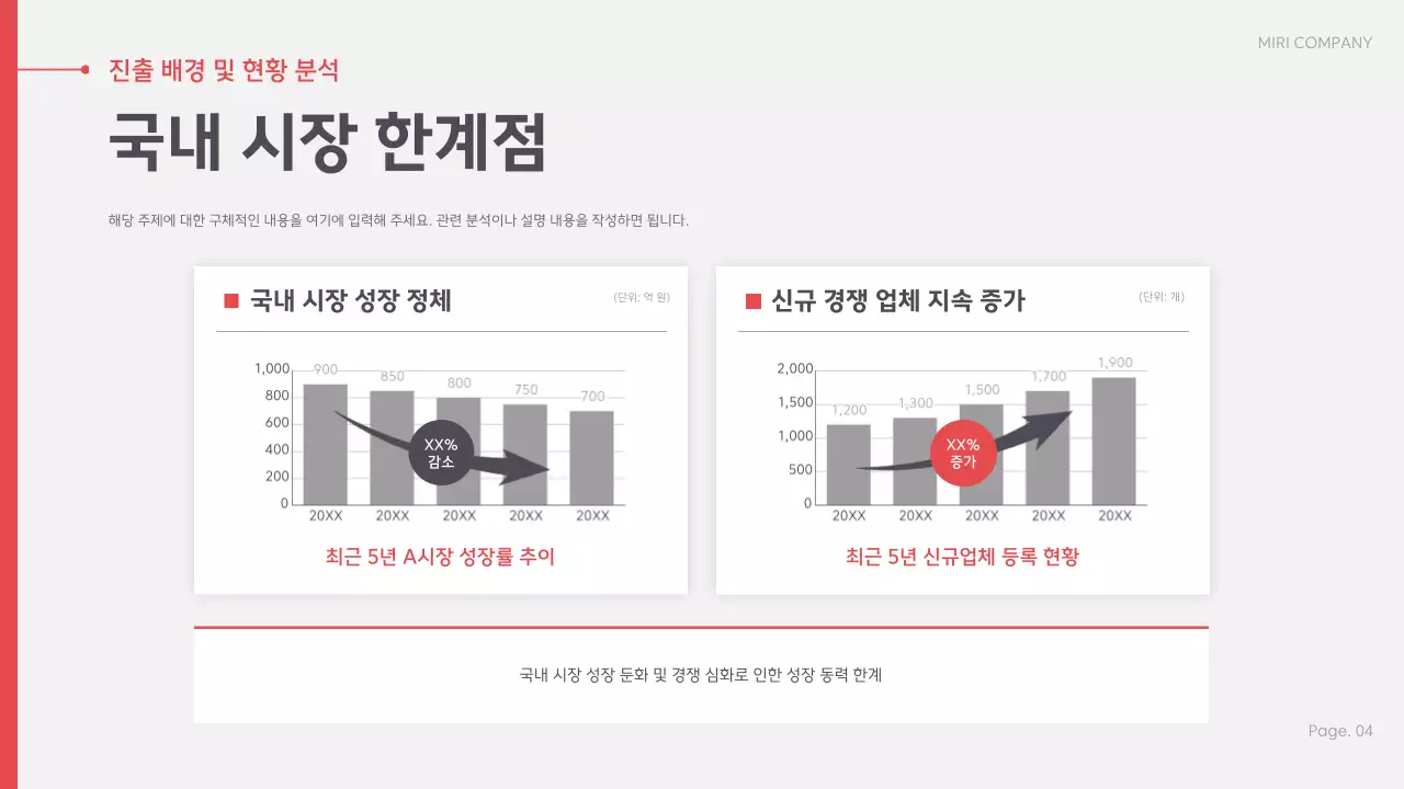 빨강 모던 비즈니스 전략 제안서