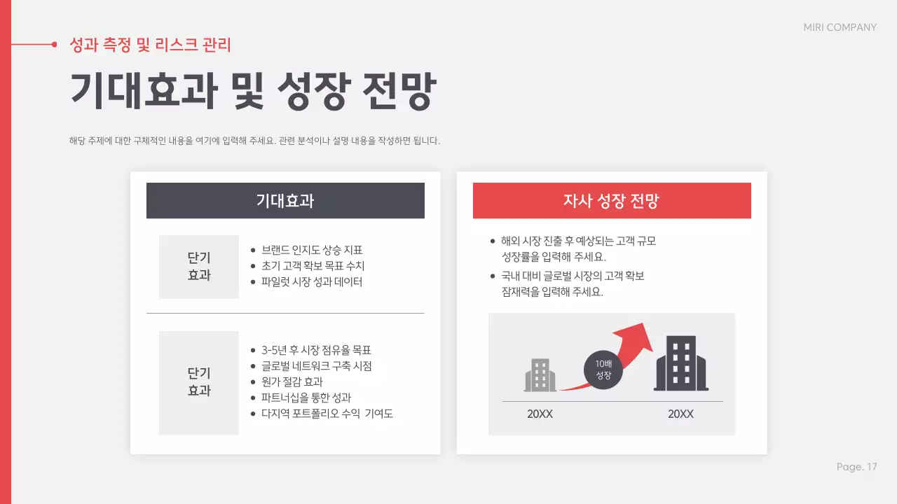 빨강 모던 비즈니스 전략 제안서